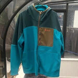 Cotopaxi Blue and Olive Fleece Jacket